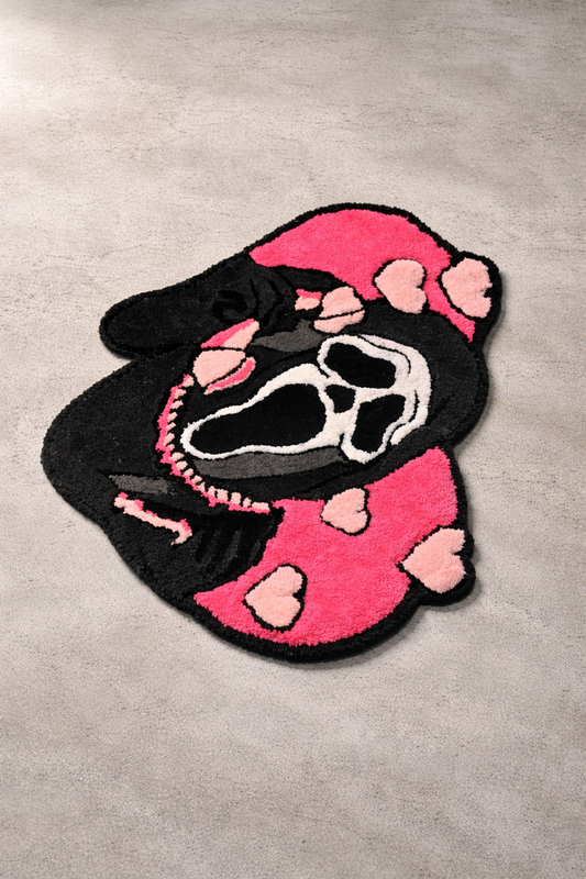Handmade Scream Tufted Rug