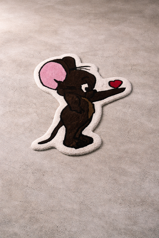 Jerry Tufted Rug – Handmade Cartoon Rug | Custom Crib Comforts